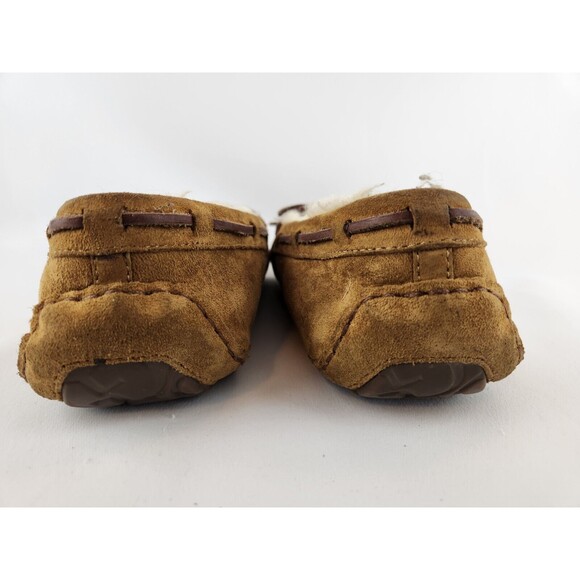 UGG Dakota Slippers Women's 10 House Shoes Tan 5612 Moccasin Loafers Sherpa Wool - Picture 7 of 10